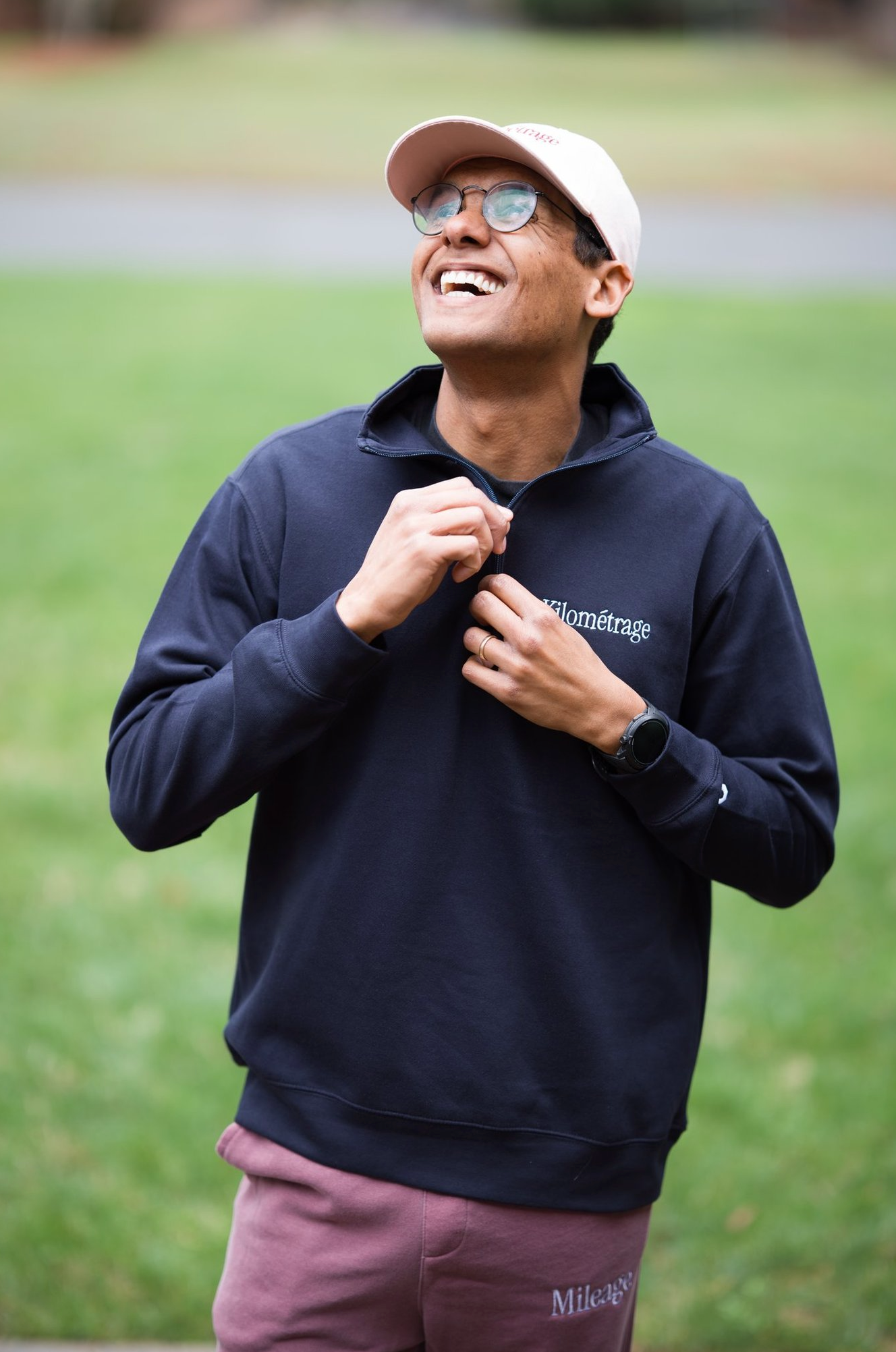 Kilométrage Embroidered Quarter Zip