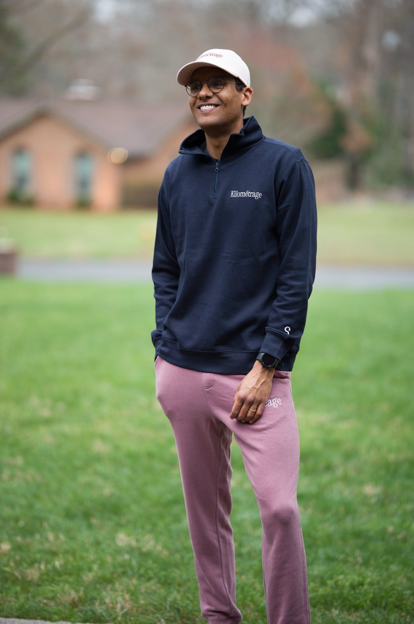 Kilométrage Embroidered Quarter Zip