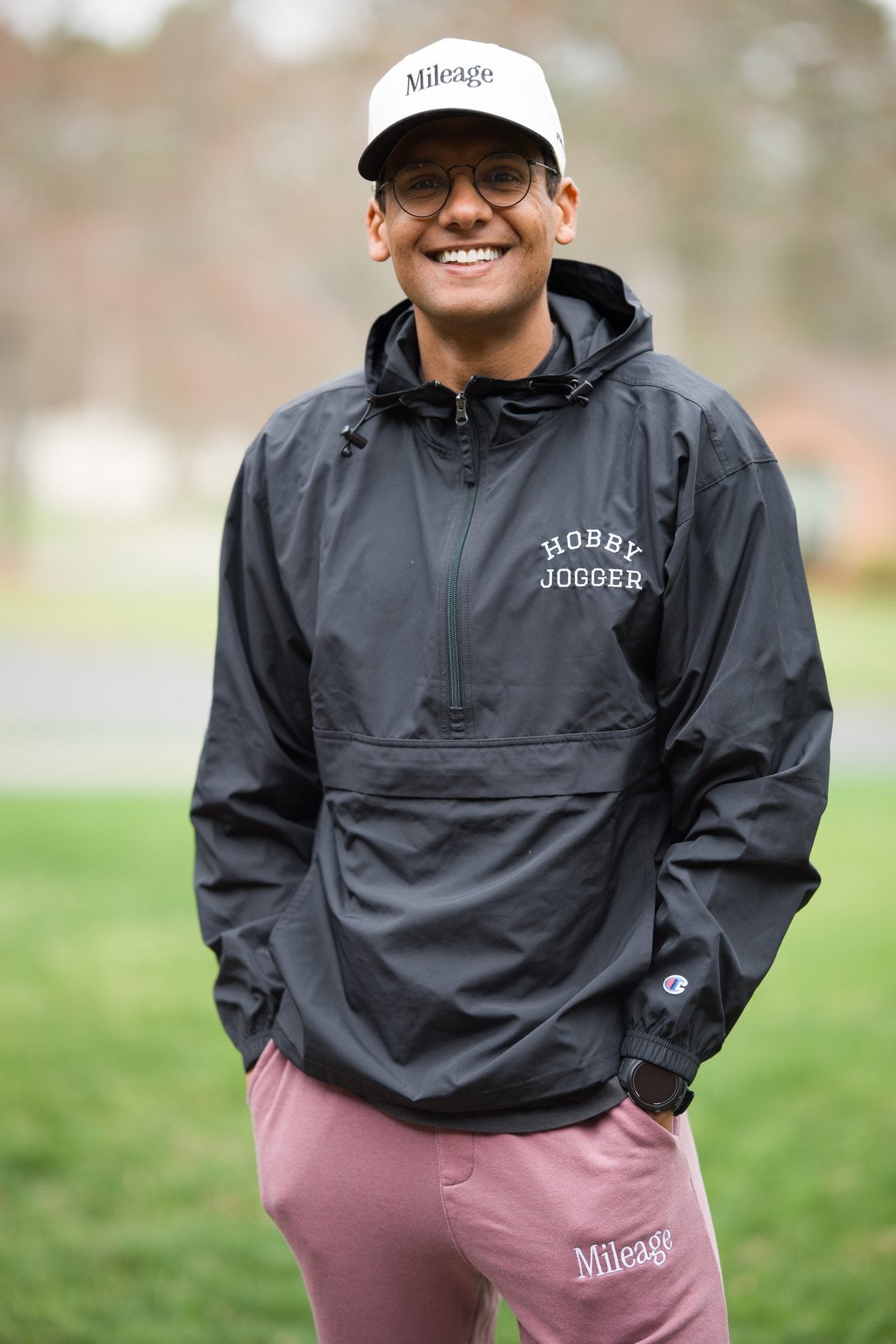 Hobby Jogger x Champion Embroidered Rain Jacket