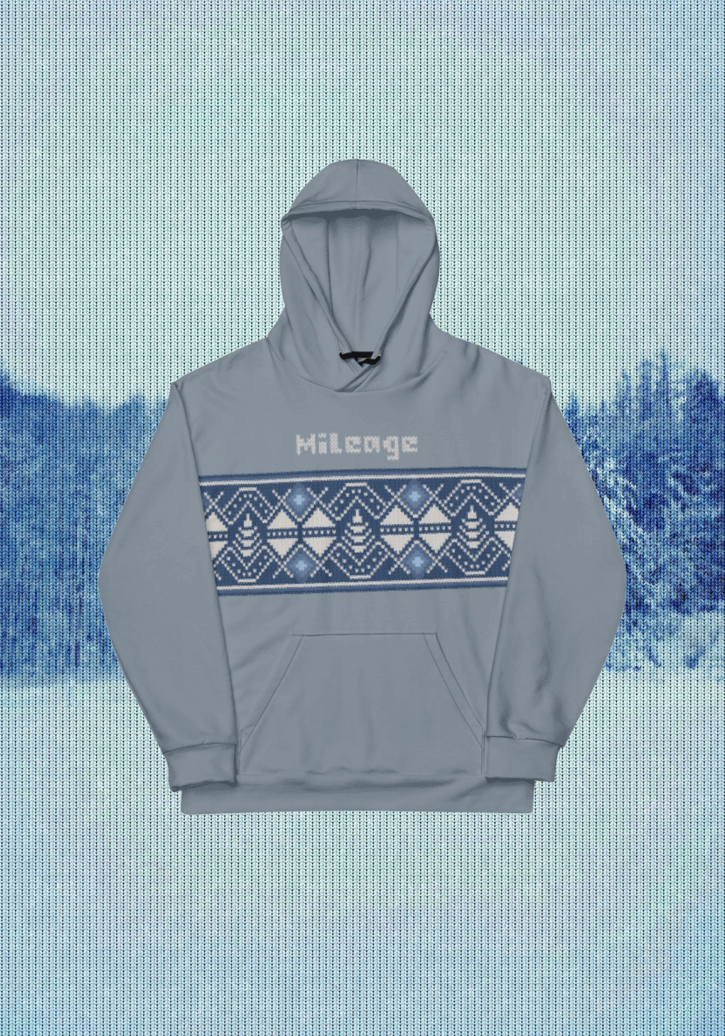 MILEAGE Fair Isle Hoodie