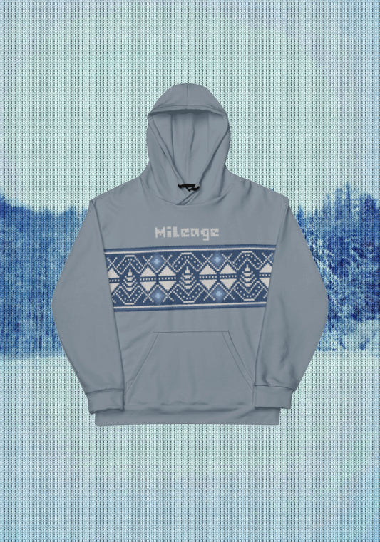 MILEAGE Fair Isle Hoodie