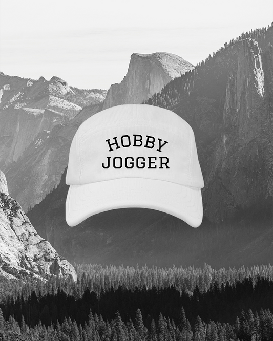 The White Hobby Jogger Running Hat