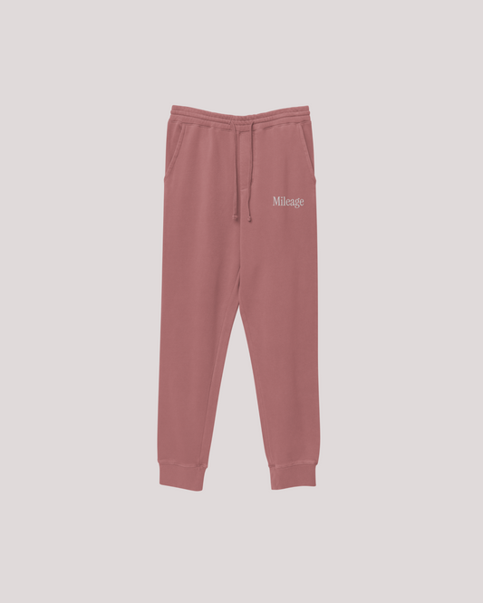 Mileage Embroidered Lounge Sweats